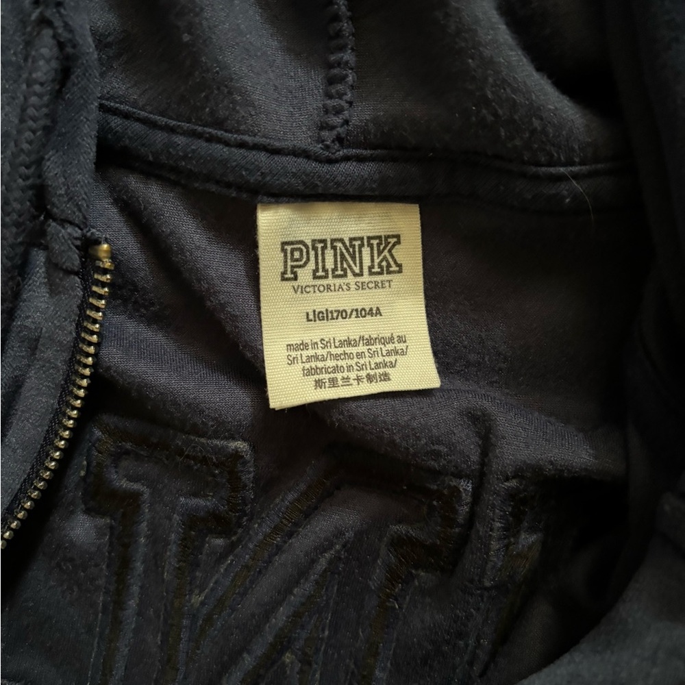 Pink Navy Blue Hoodie - Picture 4 of 6